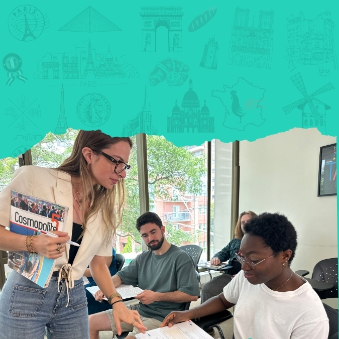 Students learning French in Mississauga